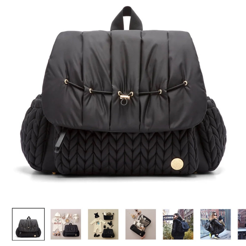 Happ Brand Diaper Bag - Levy backpack in black- great condition - loved this bag